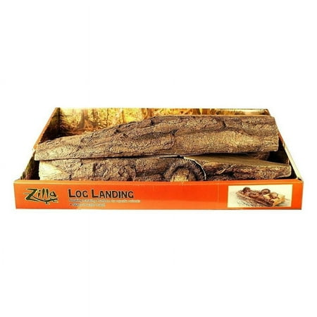 Zilla Floating Basking Platform - Log Landing - Turtle Reptile Tank Decor