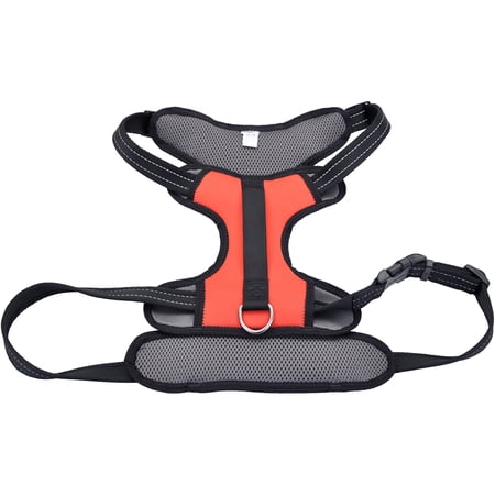 Coastal Reflective Control Handle Harness-Red Extra Large