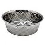SPOT Ethical Pet Criss-Cross Stainless Steel No-Skid Dog Bowl, 96oz / 3QT