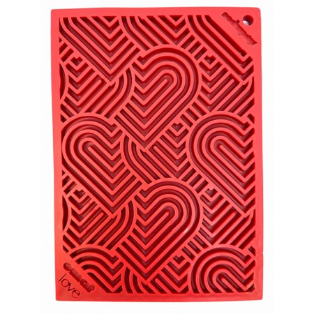 Heart Design  Love  eMat Enrichment Lick Mat