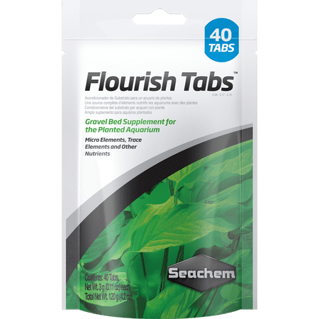 Seachem Flourish Tabs - 40 Count - Plant Supplement for Planted Aquariums