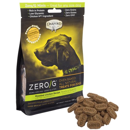 Darford ZERO/G MINI Roasted Chicken dog treats  6 oz.