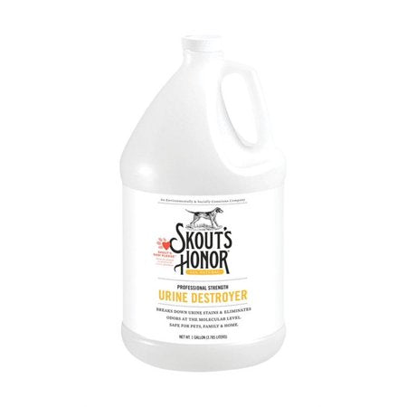 Skout's Honor Dog Urine Destroyer - Professional Strength, Plant-Powered, 128 oz (1 Gallon)