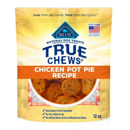 Blue Buffalo True Chews Chicken Pot Pie Recipe Dog Treats, 12 oz