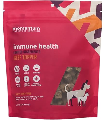 Momentum Antioxidant Boost Dog & Cat Food Topper - 3 oz Freeze-Dried Supplement