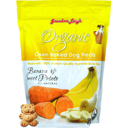 Grandma Lucy's Organic Baked Apple Dog Treats - 14 oz Oven Baked, Healthy Snack