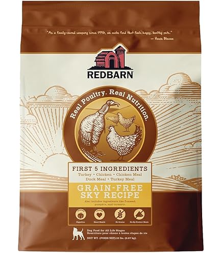 Redbarn Grain-Free Sky Recipe Dog Food - 4lb Bag - Turkey & Chicken Formula