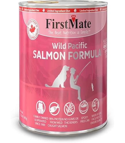 FirstMate Cat Food Grain Friendly Wild Salmon & Rice, 12.2 oz Can