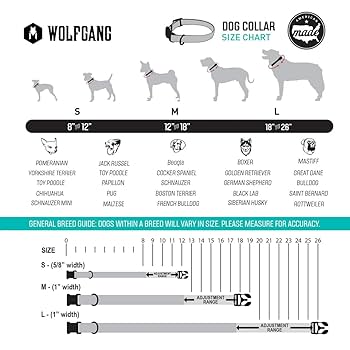 Wolfgang DarkFloral Dog Collar - Adjustable, Heavy Duty, Medium (12-18 inch)