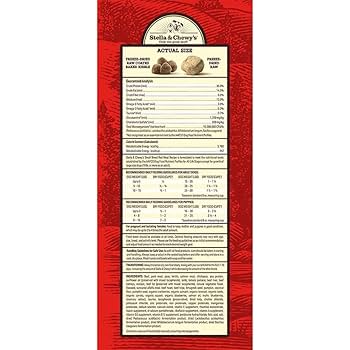 Stella & Chewy's Raw Blend Red Meat Recipe Small Breed Dog Food, 10 lb Bag, Grain Free Kibble