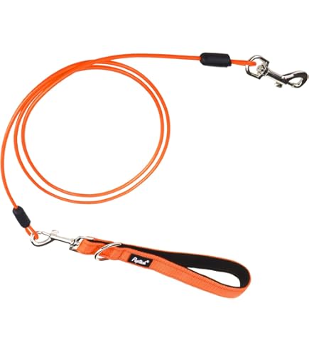 MuttGear VirChewLy Indestructible Dog Leash, 5.6 ft, Large, Black