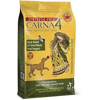 Carna4 Grain-Free Duck Formula Dry Dog Food - All Life Stages, 22 lb Bag