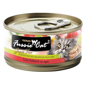 Fussie Cat Premium Tuna in Aspic Grain-Free Wet Cat Food, 2.82 oz Can (24-Pack Available)