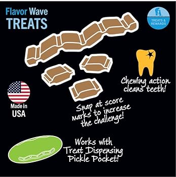Starmark Flavor Wave Dog Treats - Chicken Flavor, Interactive Treat for Starmark Toys