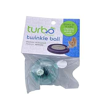 Coastal Pet Turbo/Bergan Twinkle Ball Cat Toy Replacement - Assorted Colors, 1 Count