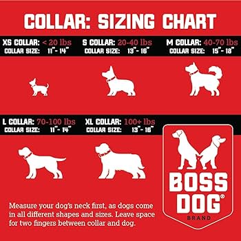 Boss Dog Tactical Collar Blue 1.5" Wide, Adjustable (15-18 inch Neck)