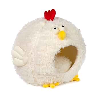 Prevue Pet Products Comfy Chicken Hideaway Cat & Dog Bed 7600