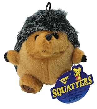 Zoobilee/Aspen Pet Squatter Hedgehog Plush Dog Toy - Large - Squeaky