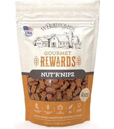 Wholesomes Gourmet Rewards Lite Bites Dog Biscuits, Lamb Flavor, 3 lb Bag