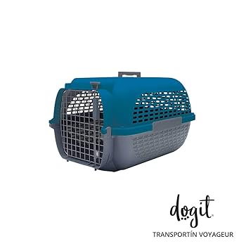 Dogit Voyager Small Dog Carrier - Gray/Blue - 19 x 12.8 x 11 inches
