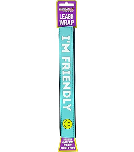 MultiPet "Pet Me Please" Dog Leash Wrap - Green Indicator Sleeve