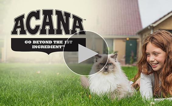 Acana Cat Grain-Free Meadowland Recipe - Dry Food with Chicken, Turkey & Fish - 4lb Bag