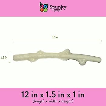 Spunky Pup Fetch & Glow Stick Dog Toy - Glow in the Dark, Durable Chew Toy for Fetch