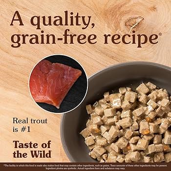 Taste of the Wild Canyon River Feline Recipe, Trout & Smoked Salmon Grain-Free Wet Cat Food, 3 oz Can