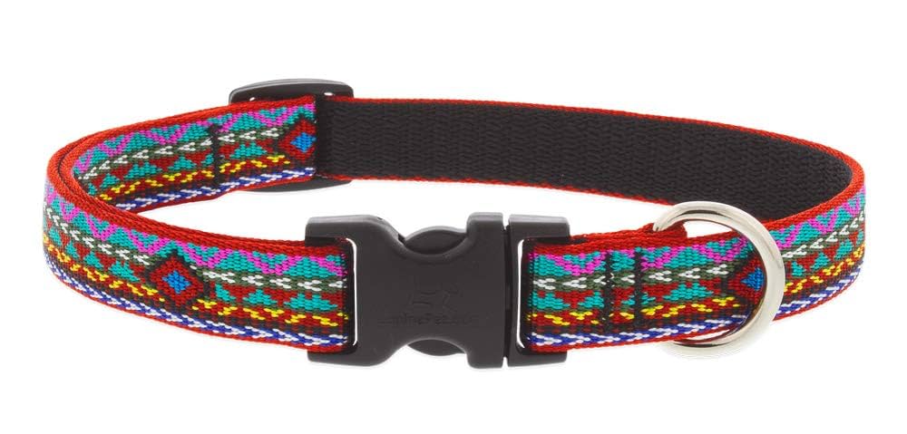 Lupine Adjustable Dog Collar - El Paso Pattern - 3/4" Wide, 9-14"