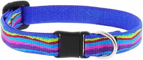 LupinePet Ripple Creek Breakaway Cat Collar - 1/2" Wide, Adjusts 8-12" - Safety Collar