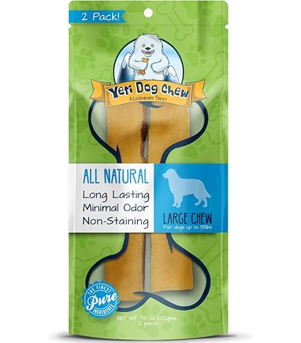 Yeti Dog Chew Yak Cheese Himalayan Mango - Large, 3.5 oz - Long Lasting Natural Treat