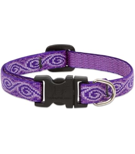LupinePet Originals 1/2" Jelly Roll 6-9" Adjustable Collar - Extra Small Dogs