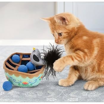 Kong Cat Puzzlements Pie Cat Toy with Catnip