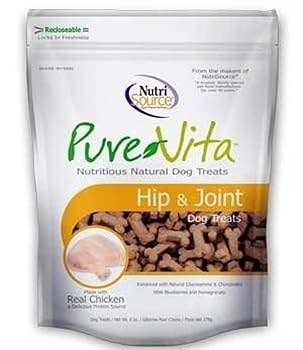 PureVita Hip & Joint Support Dog Treats - 6 oz - Chicken Flavor