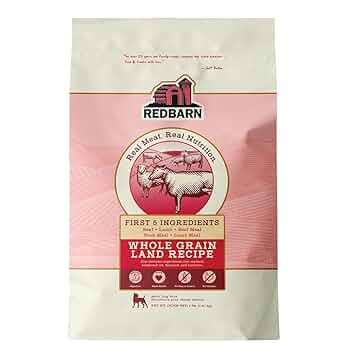 Redbarn Whole Grain Land Recipe Dog Food - 4 lb Bag