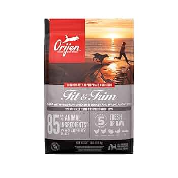 Orijen Grain-Free Fit & Trim Dry Dog Food, 13 lb Bag - High Protein, Healthy Weight Recipe