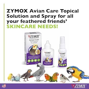 Zymox Avian Care Topical Solution - 1.25 oz, for Birds, No Hydrocortisone