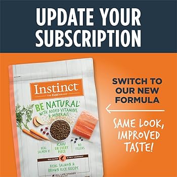 Instinct Be Natural Salmon & Brown Rice Recipe Dry Dog Food - 24 lb Bag