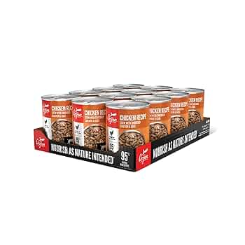 Orijen Chicken Recipe Stew Wet Dog Food with Shredded Chicken & Eggs, 12.8 oz Can