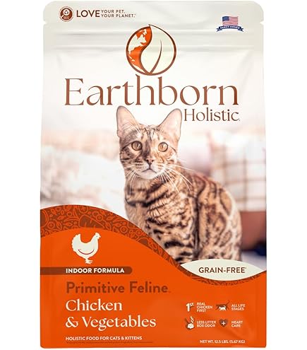 Earthborn Holistic Primitive Feline Grain-Free Dry Cat Food - 5 lb Bag