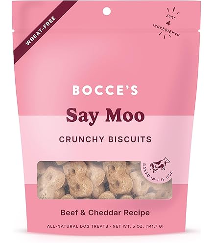 Bocce's Bakery Mud Pie Oh My Biscuits - All-Natural Dog Treats - 5oz Bag