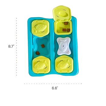 Catstages Kitty Cube Interactive Treat Puzzle Cat Toy, Blue