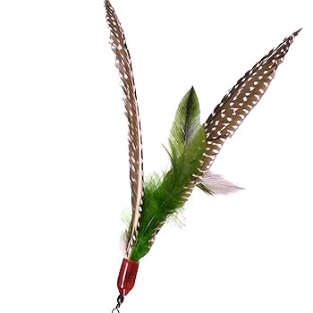 Go Cat Da Bird Cat Toy Teaser Feather Refill - Interactive Wand Replacement