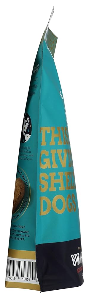GivePet Breakfast All Day Dog Treats - Bacon, Egg & Orange Flavor, Grain-Free, 11-12 oz Bag