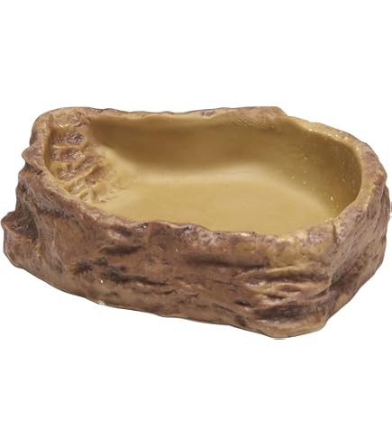 Exo Terra Corner Water Dish - X-Large - Reptile Terrarium Water Bowl