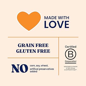 Solid Gold Let's Stay In Indoor Cat Food - Grain-Free Salmon, Lentil & Apple Recipe - 3lb Bag