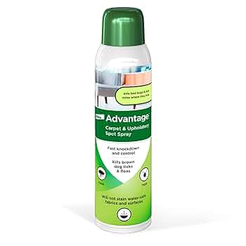Advantage Carpet & Upholstery Spot Spray - Flea, Tick & Bed Bug Killer - 16 oz
