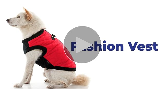 Gooby Fashion Vest Dog Jacket - Pink, X-Large - Warm, Water Resistant Dog Sweater
