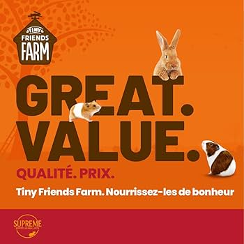 Tiny Friends Farm Russel Rabbit Carrot Crunchers - Healthy Baked Treats (4.2 oz)