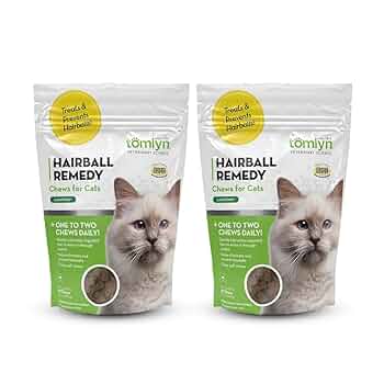 Tomlyn Hairball Remedy Chews for Cats - 60 Count